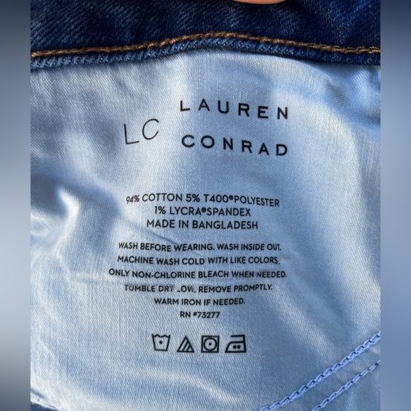 LC Lauren Conrad women’s denim shorts sz 14 preloved in excellent condition. - Picture 8 of 8
